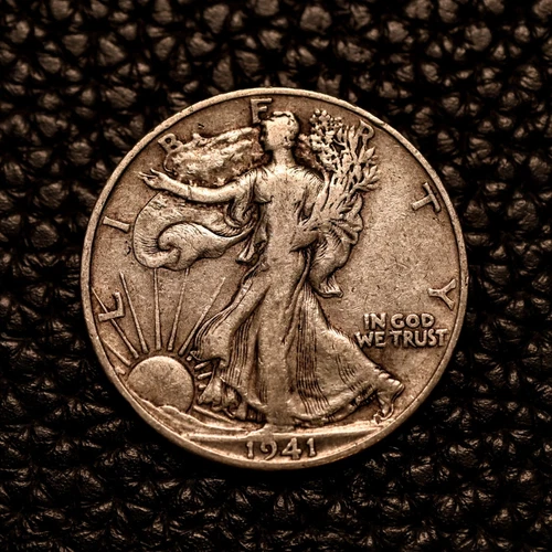 (ITM-6632) 1941-S Walking Liberty Half ~ Very Fine Cndtn ~ COMBINED SHIPPING!