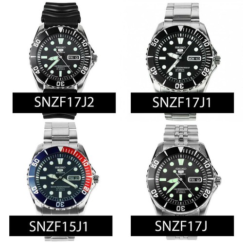 SNZF15J1 SNZF17J SNZF17J1 SNZF17J2 Seiko 5 Sports Automatic Mens Watch |  eBay