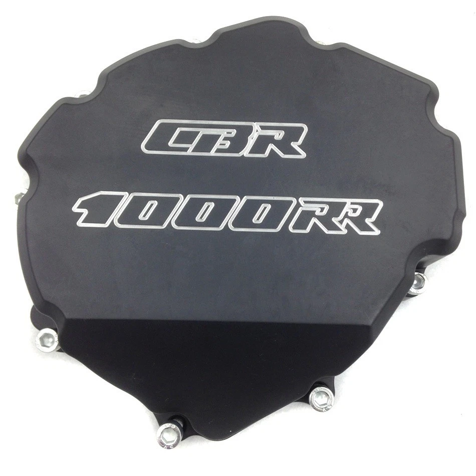 Cubierta del estator del motor para Honda CBR 1000RR 2008-2011 negro izquierdo logotipo "CBR 1000RR" Foto 2 de 4
