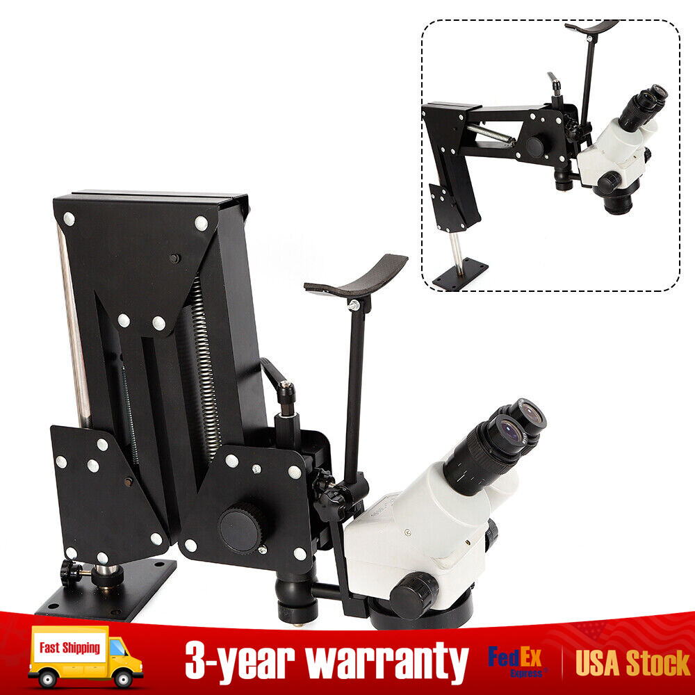 Multi-Directional Microscope Gem Diamond Setting Machine Jewelry Making  Tool US