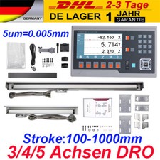 3/4/5 Achsen Digitalanzeige DRO 5µm TTL line...