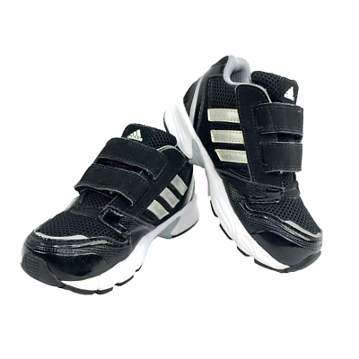 Adidas ZX 8000 Kids 6K Black Hook and Loop Close Ortholite Wide