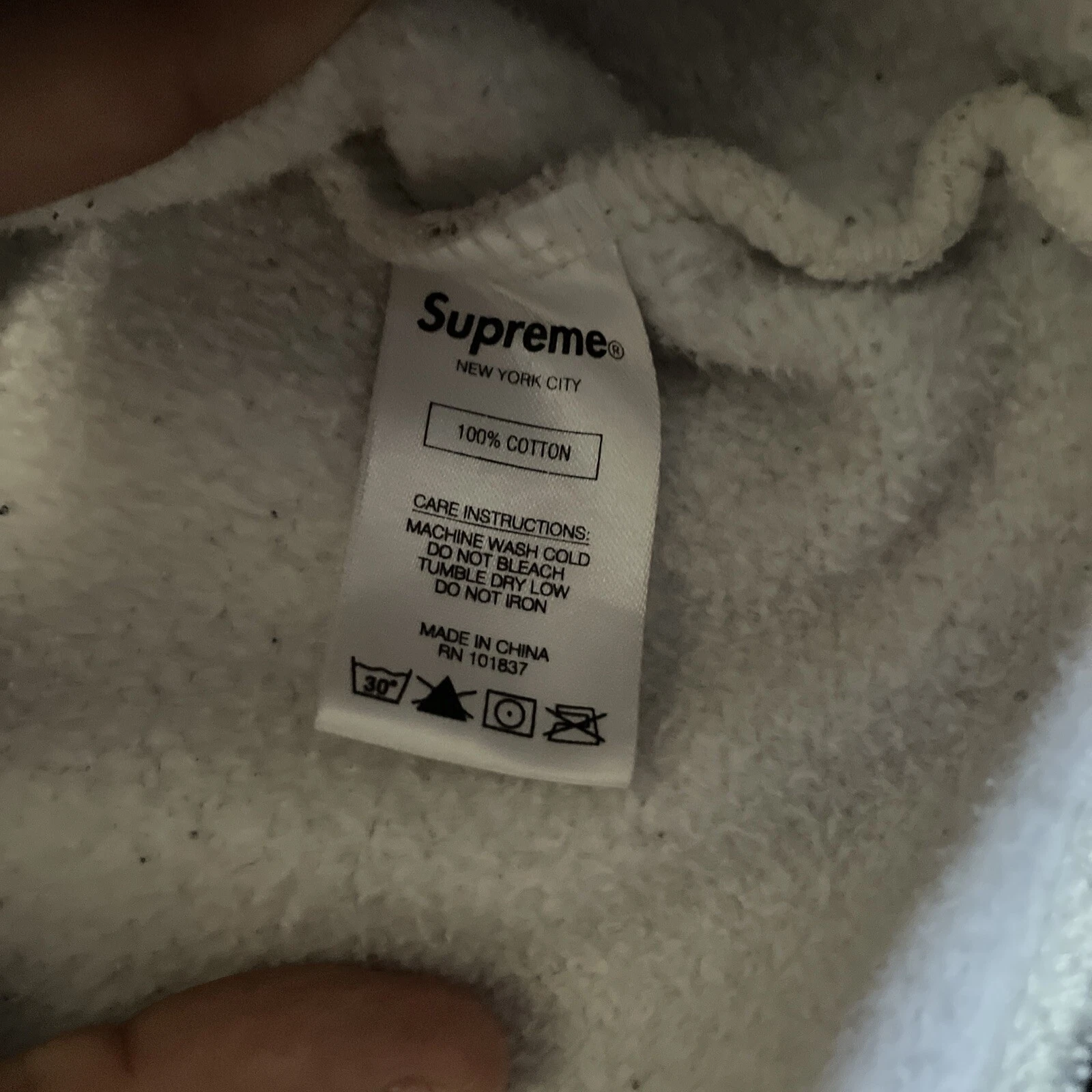 Felpa con cappuccio Supreme LSD Spells taglia M