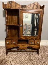 Vintage Antique Centurion Circa 1930s Wood Wall Medicine Cabinet