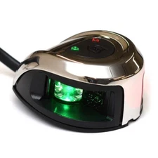 Attwood Boat Bow LED Light NV1001SS-1 | Green Red Stainless Steel