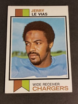 1973 TOPPS  FOOTBALL CARD #522 JERRY LeVIAS SAN DIEGO CHARGERS EXCELLENT COND.