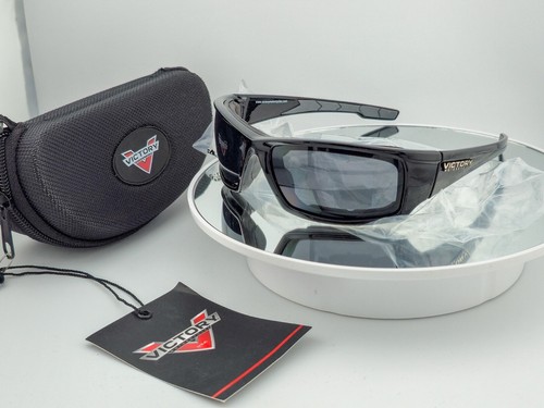 Polaris Victory Motorcycles Stealth Sonnenbrille Reitbrille mit Etui - Brandneu