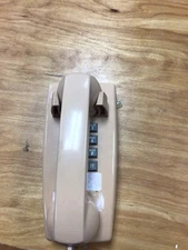 Bell System AT&T Wall Telephone Push Button Western Electric 2554 Broken Port