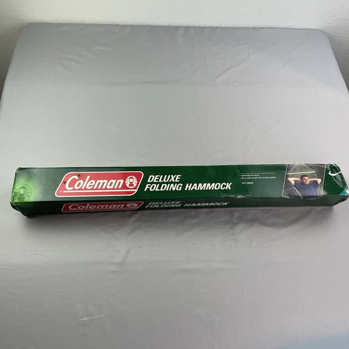 Hamaca de red plegable Coleman Deluxe de colección 8 pies de largo ligera y fuerte nueva de colección - Imagen 2 de 9