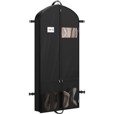 Simple Houseware 60'' Travel Garment Bag with Pockets for Suits, Dresses, Coa...