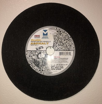 (Lot of 24 pieces) Asphalt and Masonry Cutting Blade Cutoff Wheel 12''x1/8''x 1''