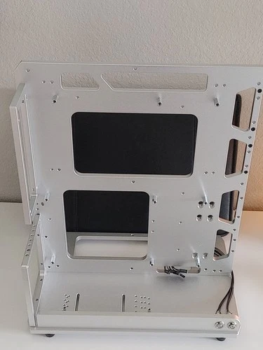 PC Case All Aluminum Open Air, ATX MATX ITX Motherboard + Antec Riser PCIe 4.0