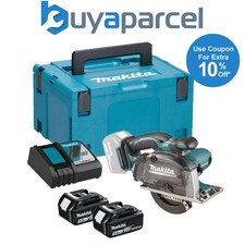 Makita DCS552RTJ 18V LXT 136mm Metal Cutting Circular Saw + Blade - 2 x 5.0ah