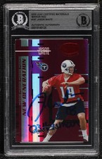 BAS 2005 Leaf Certified Materials Mirror Red 5/100 Jason White BGS Authentic 3c7