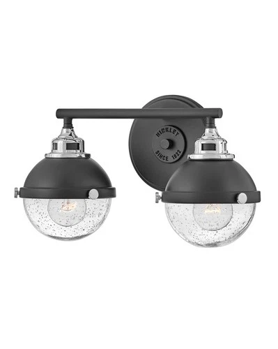 Hinkley Lighting 5172 Fletcher 2 Light 16"W Bathroom Vanity Light - Nickel - Picture 4 of 4