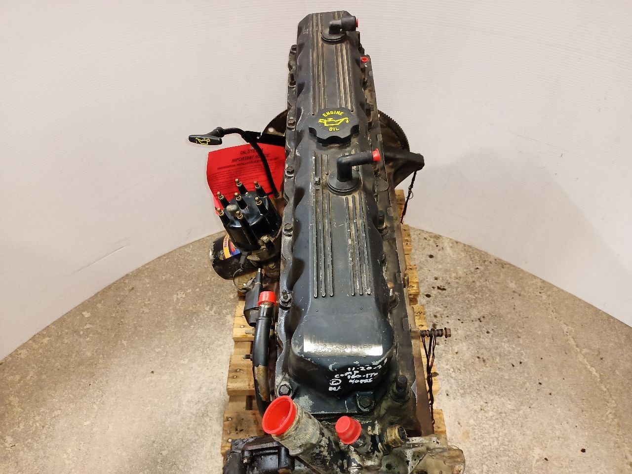 4.0L Engine from 1993 Jeep Wrangler VIN S [167,672 miles] 12482769