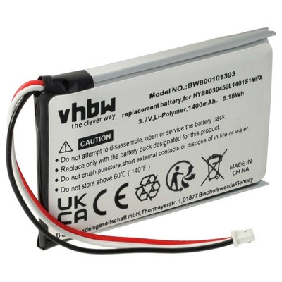 Akku für VDO Dayton PN1000 PN3000 PN2050 Navigation 1400mAh