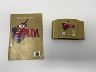 The Legend of Zelda Ocarina of Time Nintendo 64 Gold Cartridge with Booklet USA