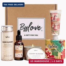 BFFLOVE Gift Set for Women - 5pcs Cherry Blossom Spa Gifts for Women, Birthday,