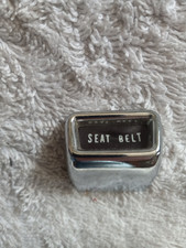 1966 Mustang Fastback Gt Shelby Orig Deluxe Seat Belt Reminder Light Bezel 1966 Mustang Fastback Gt Shelby Orig Deluxe Seat Belt Reminder Light Bezel