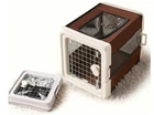 Portable Dog Travel Crate – Foldable Pet Kennel with Mesh Windows 