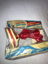 Vntg 1960  s Martian Triple Shot Space Sky Gun NOS Sealed Mercury Plastics Exc