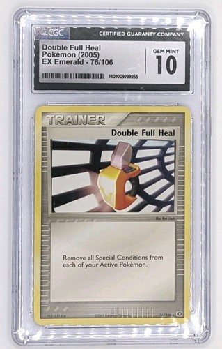 Double Full Heal graded CGC 10 for sale on eBay