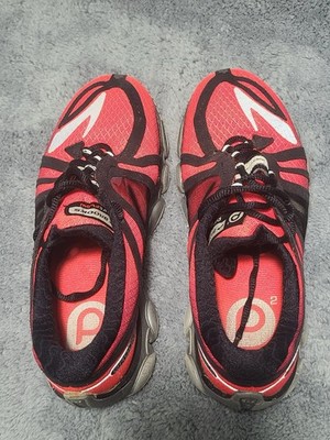 Brooks Pure Flow 2 Womens 8.5 Red & Black Running Shoes Reflective