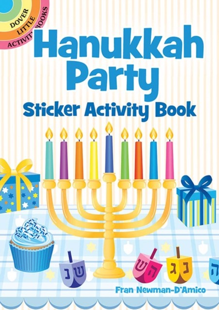 Hanukkah Party Sticker Activity Book by Fran Newman D'Amico (Paperback Book)