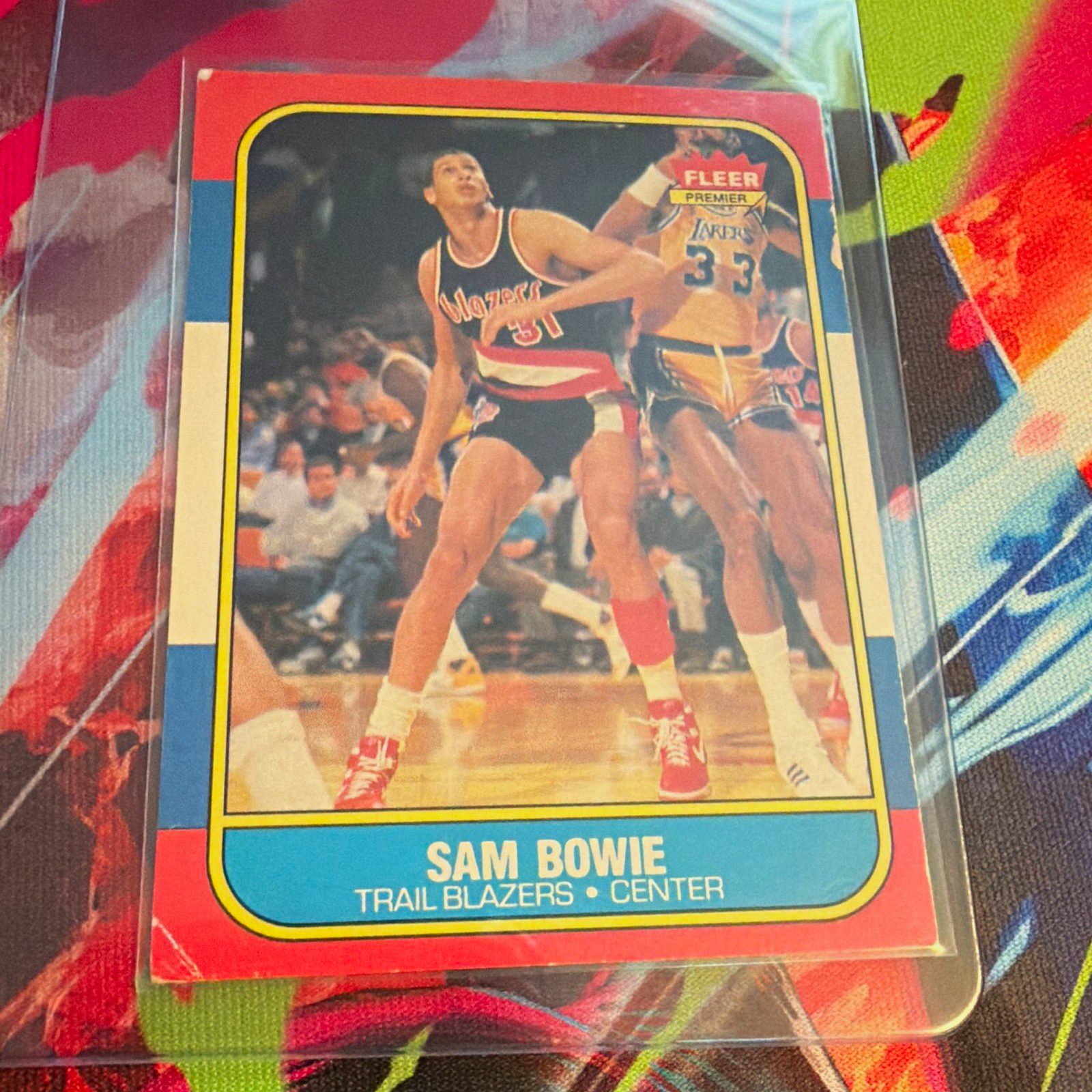 Fleer 1986-87 Sam Bowie Portland Trail Blazers #13 Base Set NBA Card