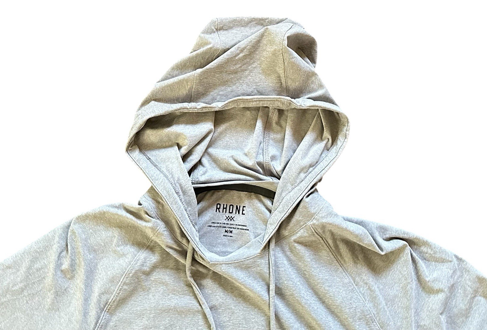 Rhone Mens Medium Gray Performance Pullover Hoodi… - image 3