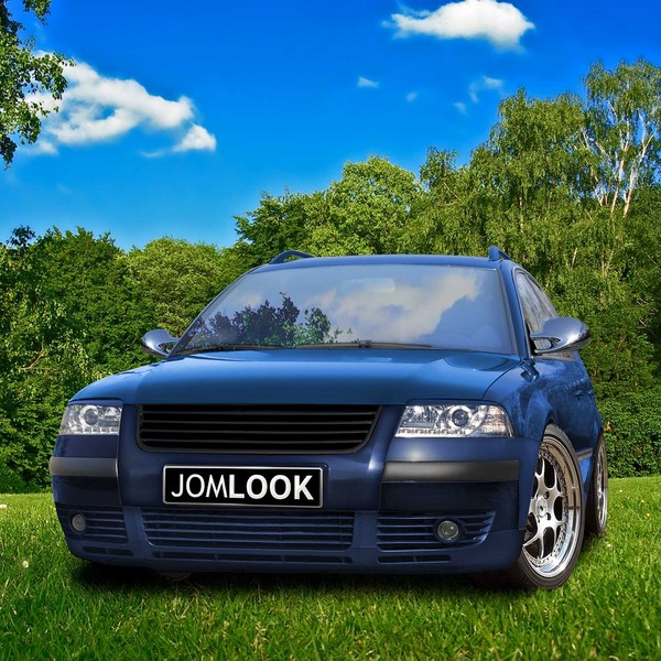 Jom KüHlergrill KüHlergitter FüR Vw Passat 3BG 2000-2005 Schwarz 1Tlg-image