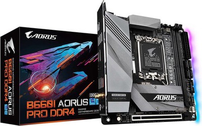 (Factory Refurbished) GIGABYTE B660I AORUS PRO DDR4 Intel Mini-ITX Motherboard