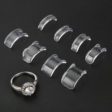 8 Piece Ring Size Adjuster Invisible Spacer Guard Reducer Loose Rings Resizer