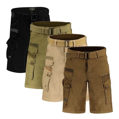 GEOGRAPHICAL NORWAY PANORAMIQUE 100% Cotton Bermuda Shorts Men