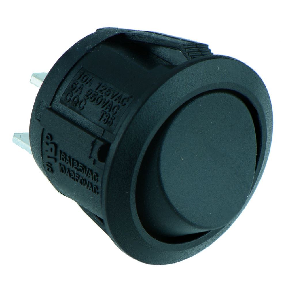 Off-(On) Momentary Round Rocker Switch Circular 20A SPST R13-112F