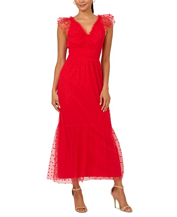 adrianna papell mesh sheath dress ADRIANNA PAPELL BEADED MESH PEPLUM DRESS