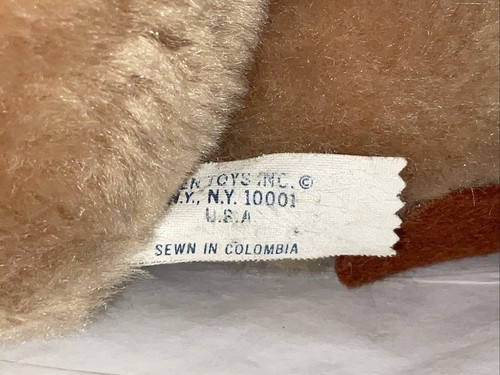 Peluche de juguete vintage bronceado conejo Beatrix Potter EDEN años 70 15,5" - Imagen 23 de 24