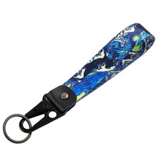Wristlet Keychain Lanyard for Keys Cool Short Lanyard Wrist Strap for Men Car...