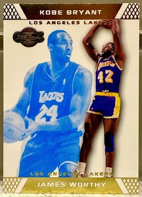 JERSEY # MATCH! 2006 Topps Co-Signers Kobe Bryant / Worthy 24/89! LAKERS (1/1)!