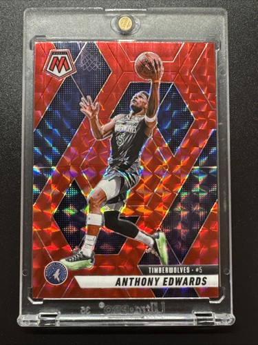 2024-25 Panini Mosaic Anthony Edwards Red #36 Timberwolves