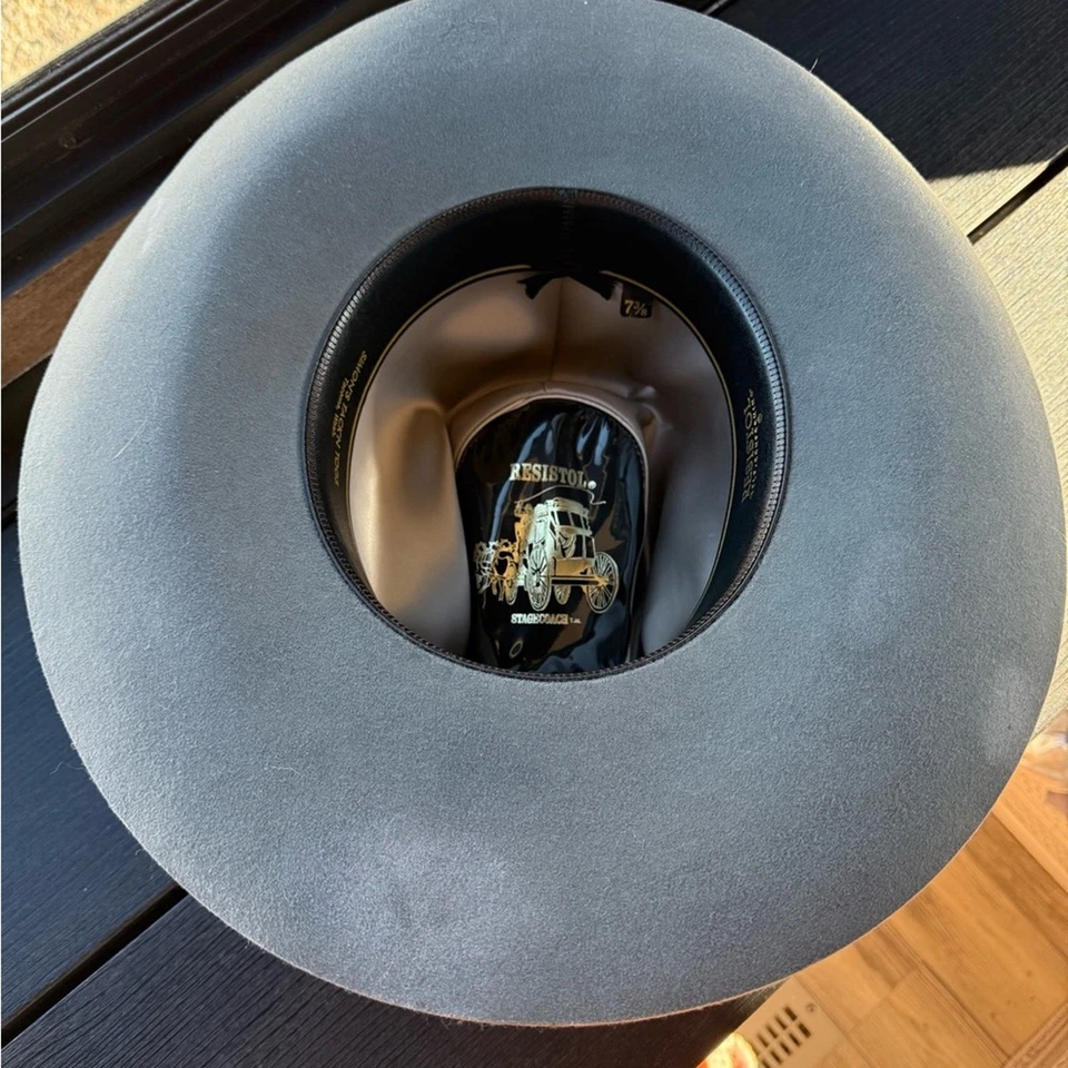 Sombrero vaquero autoconfortante Stagecoach Restistol talla 7 y 3/8 Foto 3 de 4