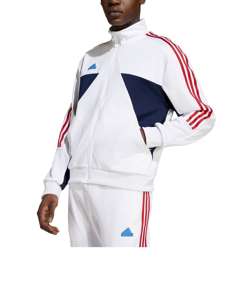 Giacca Tuta UOMO Adidas Bianco House of Tiro Nations Pack