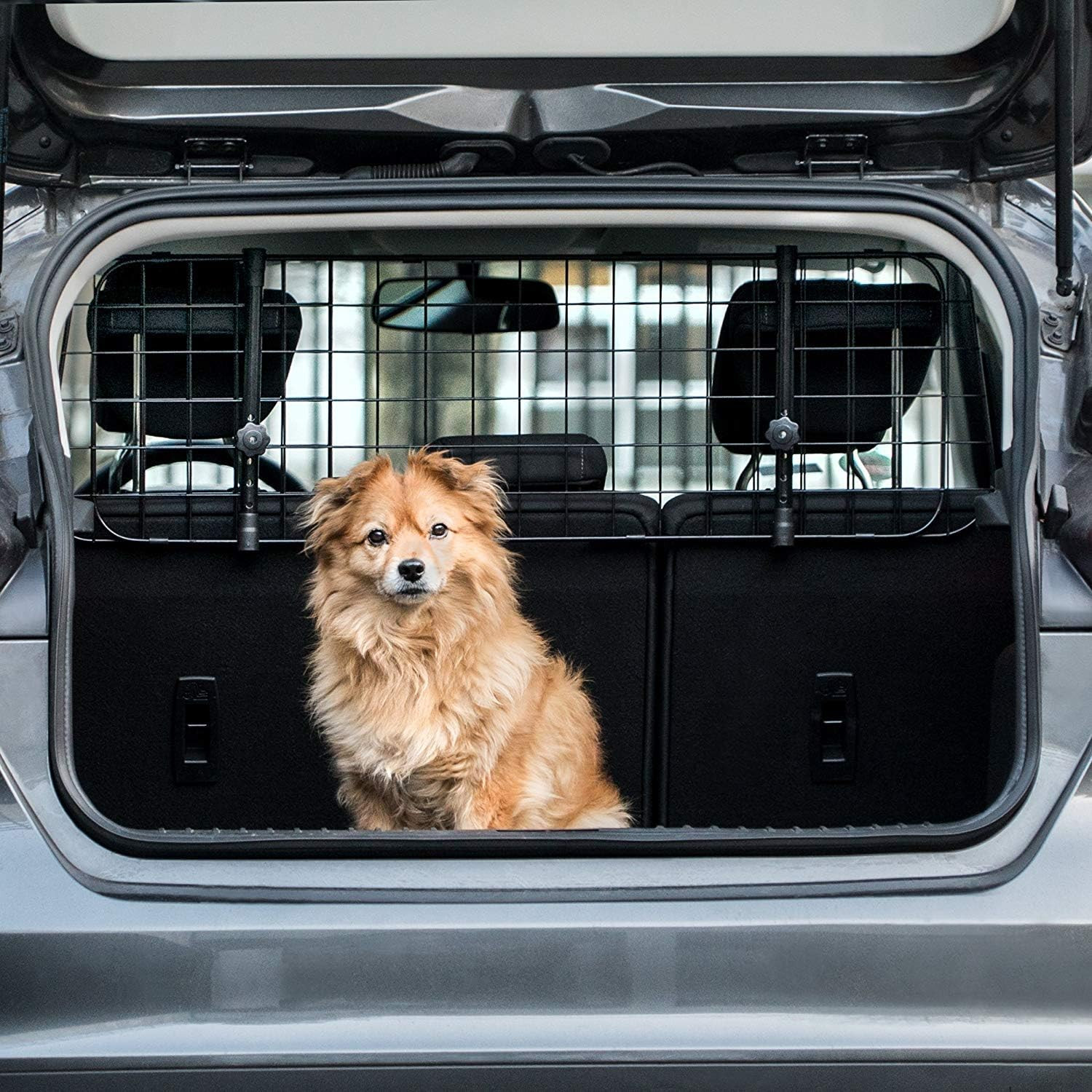 Griglia Divisorio Auto per Cani Universale - Separatore per Cani Bagagliaio Con 