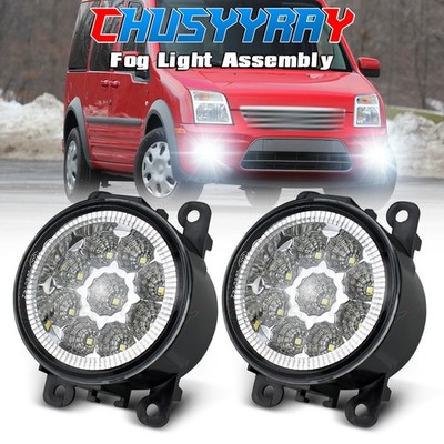 L+R Pair of LED Bumper Lamp Front Fog Light For FORD TRANSIT CONNECT 2011-2022