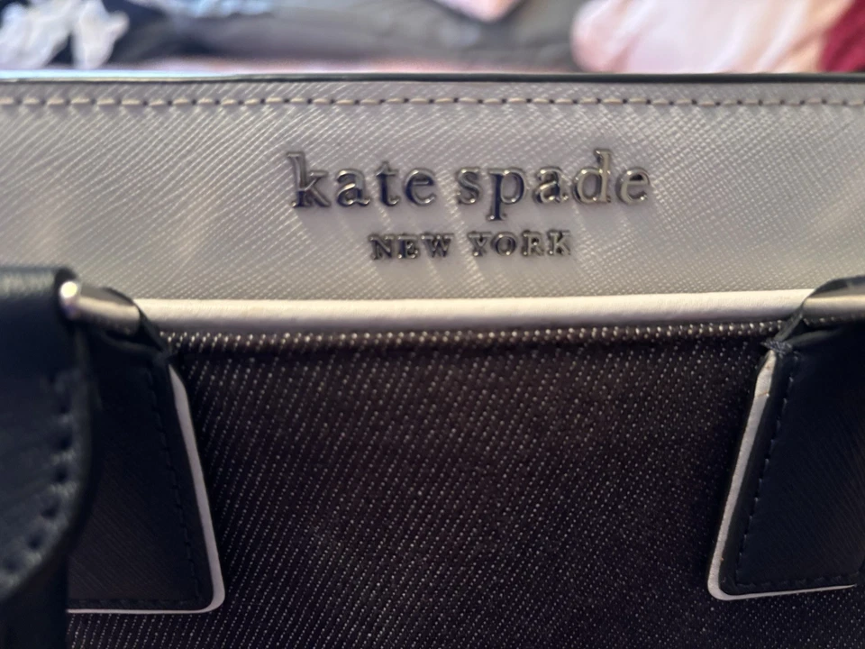 Kate Spade New York Bag Blue Denim Jean Purse - Image 2 of 4