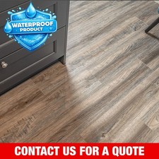 💦 Sample* 5mm Harbour Grey Luxury Vinyl Click Flooring 100% Waterproof LVT SPC