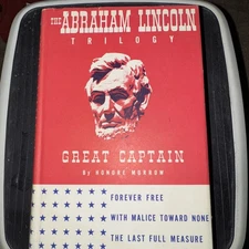 THE ABRAHAM LINCOLN TRILOGY  Great Captain by Honore Morrow hardcover & dj