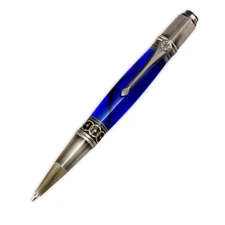 Da Vinci Twist Pen Kit, Antique Bronze and Gun-Polish, Legacy Woodturning