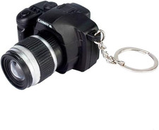 Mini Camera Design Keychain with Sound, Cute Novelty Ring for Child Toy